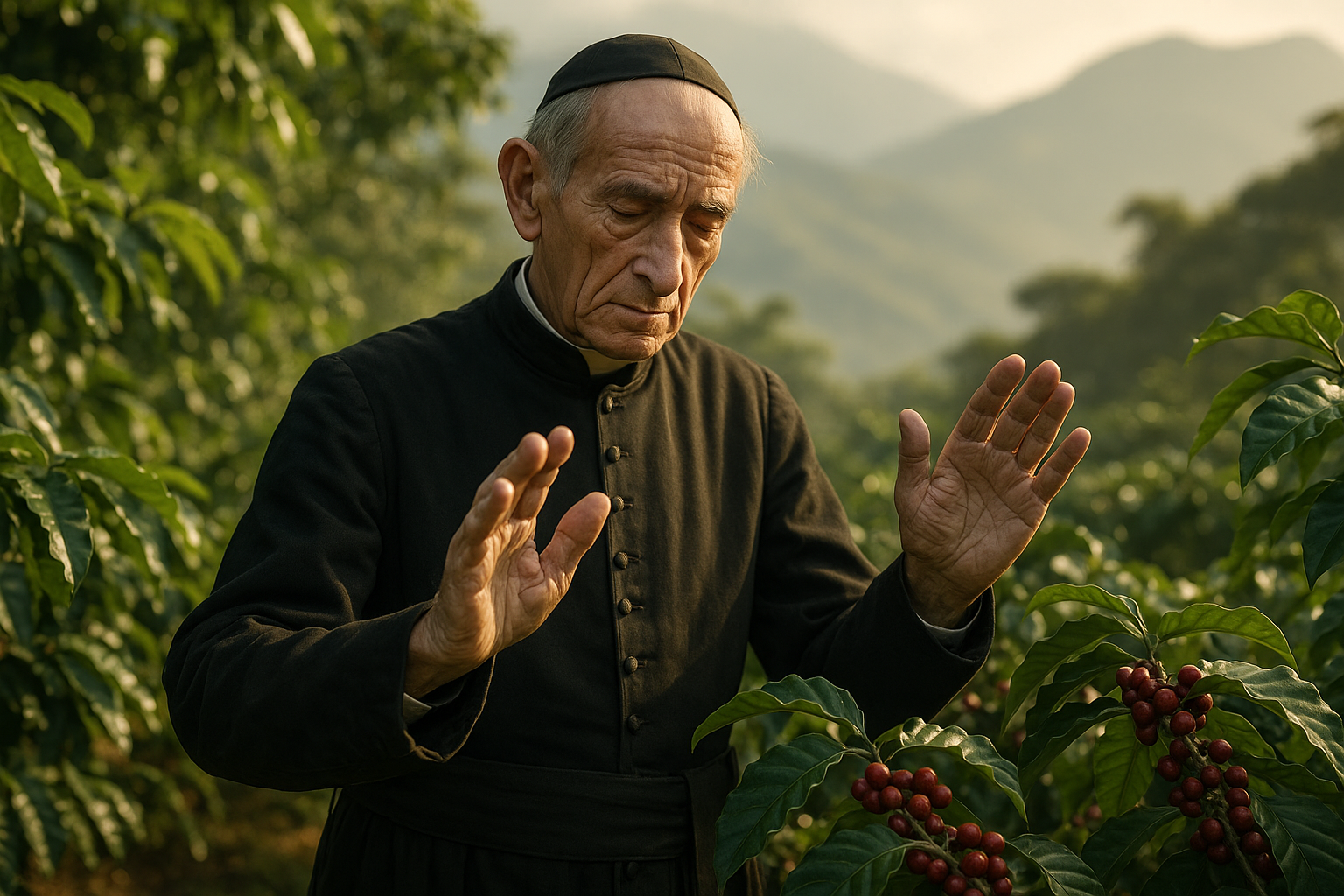Padre Francisco Romero hiperrealista